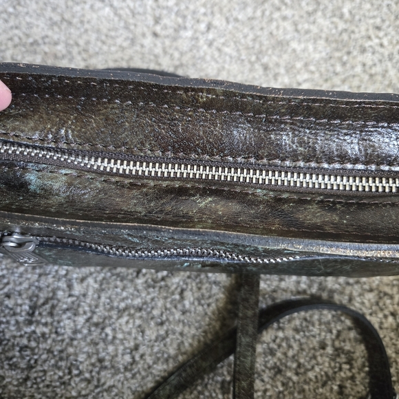 Patricia Nash Brown and Blue Floral Embossed Clutch - Picture 12 of 12